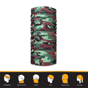 12-in-1 Headwear - Camouflage Prints