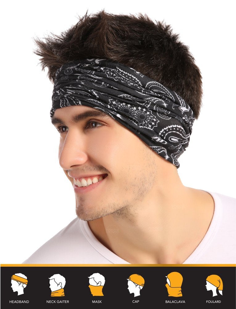 12-in-1 Headwear - Paisley Prints – Tough Outfitters