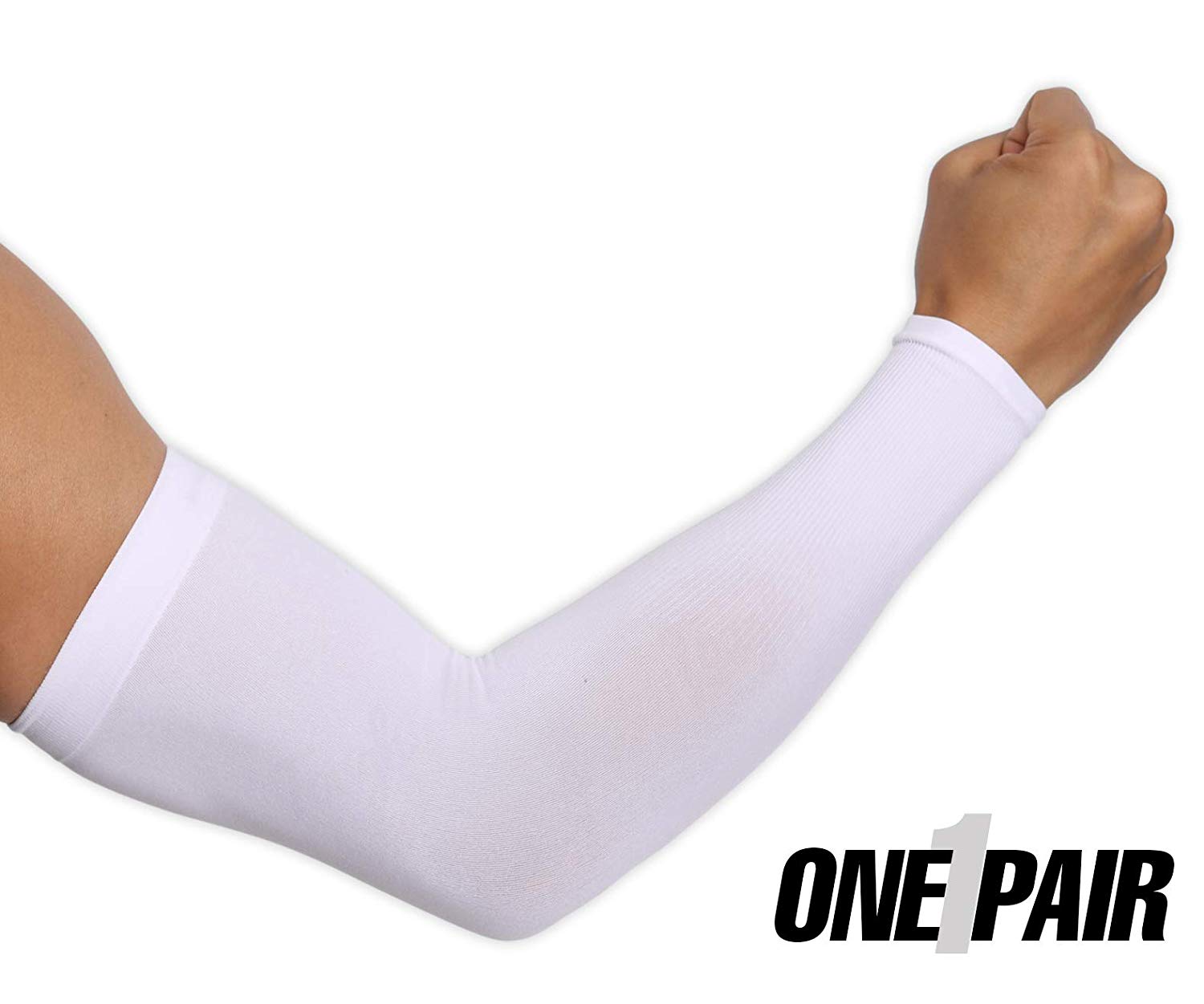 UV Sun Protection Arm Sleeves for Men & Women - UPF 50 Sports Compression  Cooling Sleeve - Skin Cancer Foundation Recommended