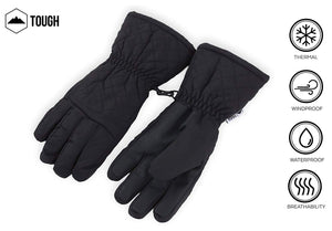 Quilted Womens Ski Gloves